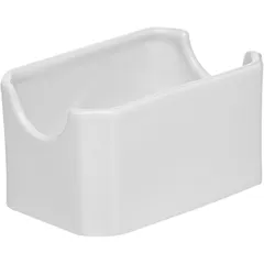 Сахарница для пакетиков «Монако Вайт» фарфор ,H=55,L=103,B=68мм белый