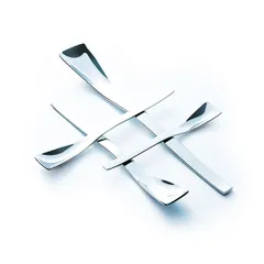 Ложка десертная «Волюто» сталь нерж. ,L=15,5см металлич., изображение 2