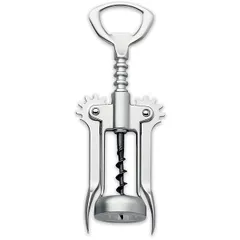 Corkscrew with levers  stainless steel  D=35, L=165mm  silver.