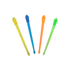 Skewers for canapés “Spear with a ball”[200pcs] plastic ,L=85mm multi-colored.