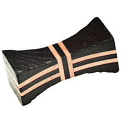 Подставка для палочек сосна ,H=17,L=42,B=17мм черный,бежев.