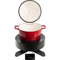 Плита индукционная металл,стекло ,H=16,L=46,5см черный, изображение 3