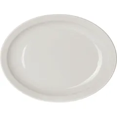 Блюдо «Акапулько» овальное фарфор ,H=4,L=36,B=28см белый