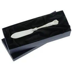 Butter knife "King's Silver Plate"  stainless steel, silver , L=16, B=2cm  silver.