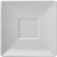 Square saucer “Classic”  porcelain , L=14, B=14cm  white