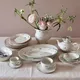 Чайная пара «Ситец» керамика 190мл D=95,H=60мм белый,разноцветн., изображение 7