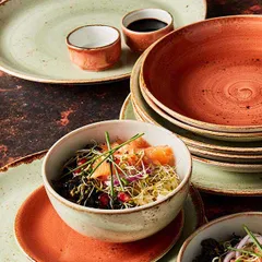 Салатник «Крафт Терракота» фарфор 1л D=255,H=35мм терракот, изображение 4