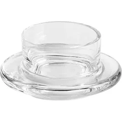 Caviar box glass 55ml D=6,H=5cm clear.