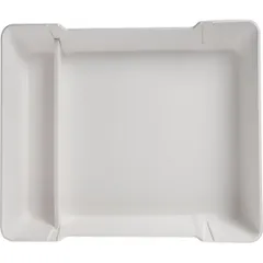 Контейнер для подачи «XL» сет пластик,силикон ,H=90,L=435,B=370мм коричнев.,белый, изображение 3