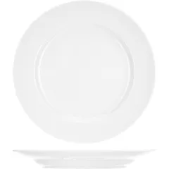 Plate “Idyll” small  porcelain  D=265, H=34mm  white