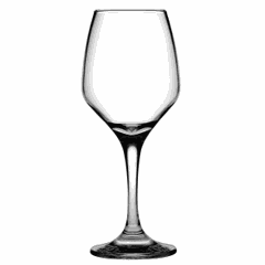 Wine glass “Isabella” glass 325ml D=57,H=205mm clear.