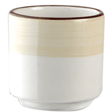 Подставка для яйца «Чино» фарфор D=47,H=46мм белый,бежев.