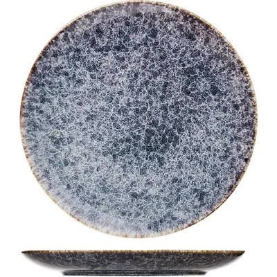 Тарелка «Стоун» фарфор D=305,H=30мм сине-серый, Диаметр (мм): 305