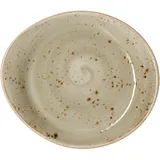 Тарелка пирожковая «Крафт Грин» фарфор D=155,H=20,L=155,B=130мм зелен.