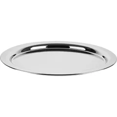 Round tray  stainless steel  D=41cm  silver.