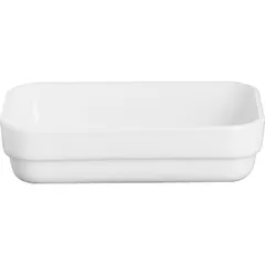 Salad bowl "Restaurant" portioned glass 250ml ,H=35,L=140,B=90mm white