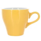 Кружка «Тулип» фарфор 280мл D=90,H=85,L=125мм желт.