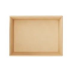 Контейнер бумажный OneClick картон 1л ,H=55,L=150,B=200мм св.корич., изображение 2