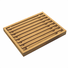 Board for bread  beech , H=35, L=400, B=230mm  wood.