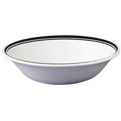 Salad bowl “Richmond”  porcelain  425 ml  D=16.2 cm  white, black