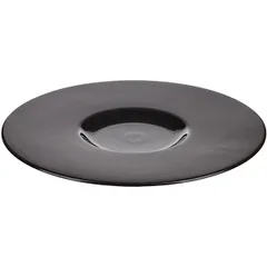 Тарелка «Мун Cублим» мелкая с широким бортом фарфор D=31,H=2см черный, изображение 2