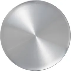 Round tray aluminum D=35cm silver.