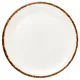Тарелка пирожковая «Браун Дэппл» фарфор D=15см белый,коричнев. арт. 03010381