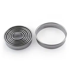 Форма-резак «Круг» (набор)[7шт] сталь нерж. металлич.