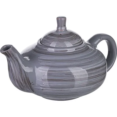 Чайник «Пинки» керамика 0,7л ,L=22см серый, изображение 2