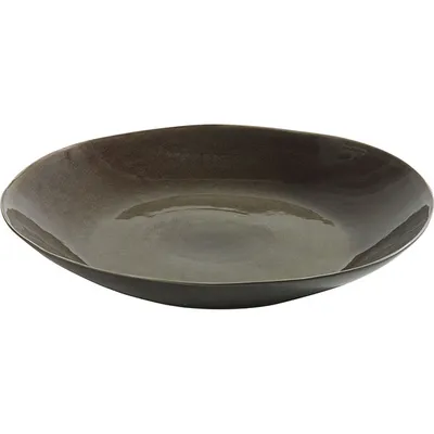 Блюдо «Пьюр» глубокое керамика D=32,H=5см серый, изображение 2