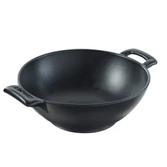 Portion frying pan “Wok” ceramics 1l D=20,H=7cm black