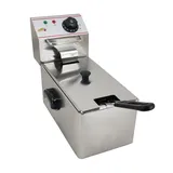 Фритюрница CP-EF04L сталь нерж. 4л ,H=31,L=38,5,B=26,5см 2Квт серебрист.