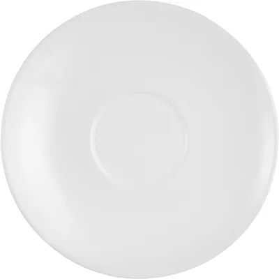 Блюдце «Ресторан» стекло D=150,H=18мм белый