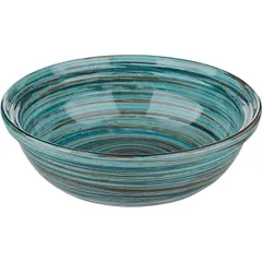 Salad bowl “Scandinavia”  ceramics  0.5 l  D=180, H=55mm  blue.