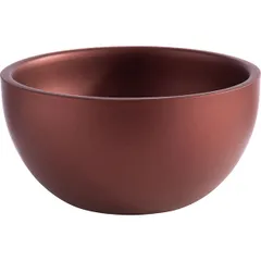 Salad bowl “Levante”  stainless steel  D=170, H=85mm  burgundy, matte