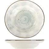 Тарелка глубокая «Пастораль» фарфор 350мл D=23см зелен.