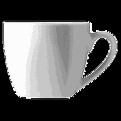 Чашка кофейная «Сквэа» фарфор 80мл D=62,H=50мм белый