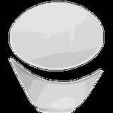 Салатник «Кунстверк» фарфор 1,1л ,H=11,2,L=26,5,B=19,7см белый