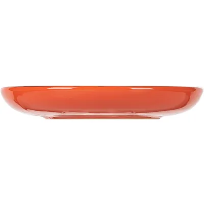 Тарелка мелкая керамика D=18см оранжев., изображение 2