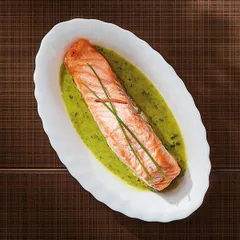 Блюдо «Трианон» овальное стекло ,H=3,L=22,B=14см белый, изображение 2