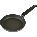 Pan for pancakes  blue steel, anti-stick coating  D=140, H=25, L=270mm