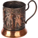 Подстаканник «Чемпионат мира по футболу-2018» медь D=68,H=100мм медный