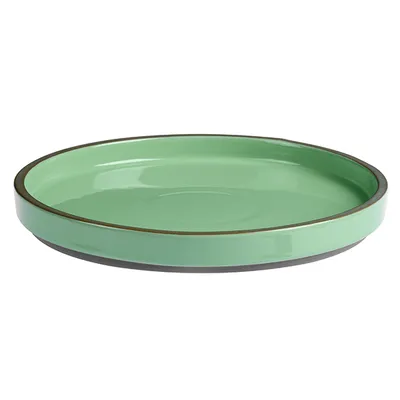 Тарелка «Блисс» с бортом фарфор D=268,H=31мм мятный, изображение 2