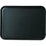 Поднос «Проотель» прорезиненный прямоугольный полипроп. ,L=45,5,B=35,5см черный
