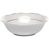 Салатник «Афродита» фарфор 0,65л D=185,H=55мм белый,золотой