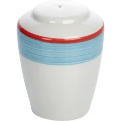 Salt shaker “Rio Blue”  porcelain  D=4, H=7 cm  white, blue