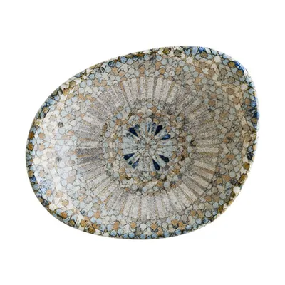 Салатник «Мозаик» фарфор 470мл D=180,H=55мм разноцветн.