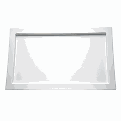 Rectangular serving dish “Frames”  plastic , L=53, B=32.5 cm  white