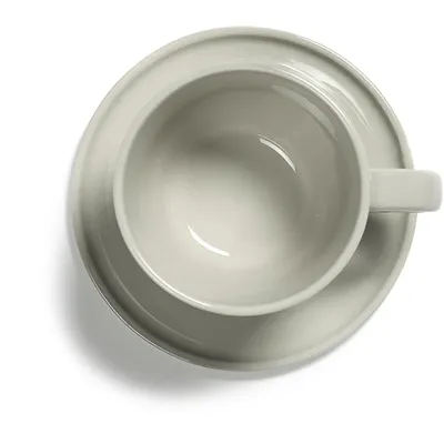 Чашка для эспрессо «Сена» фарфор 120мл D=70,H=55мм песочн., изображение 5