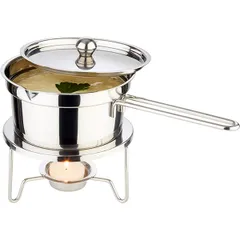 Sauce pan with lid on stand  stainless steel  0.7 l  D=14, H=16cm